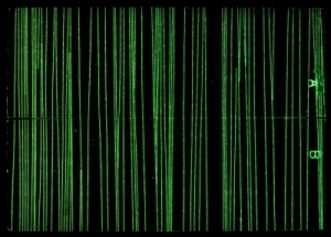 JIS TypeⅠ試験片での探傷結果画像