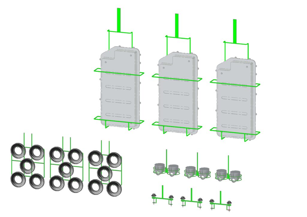 ハンガー式(3D)いろいろなワーク