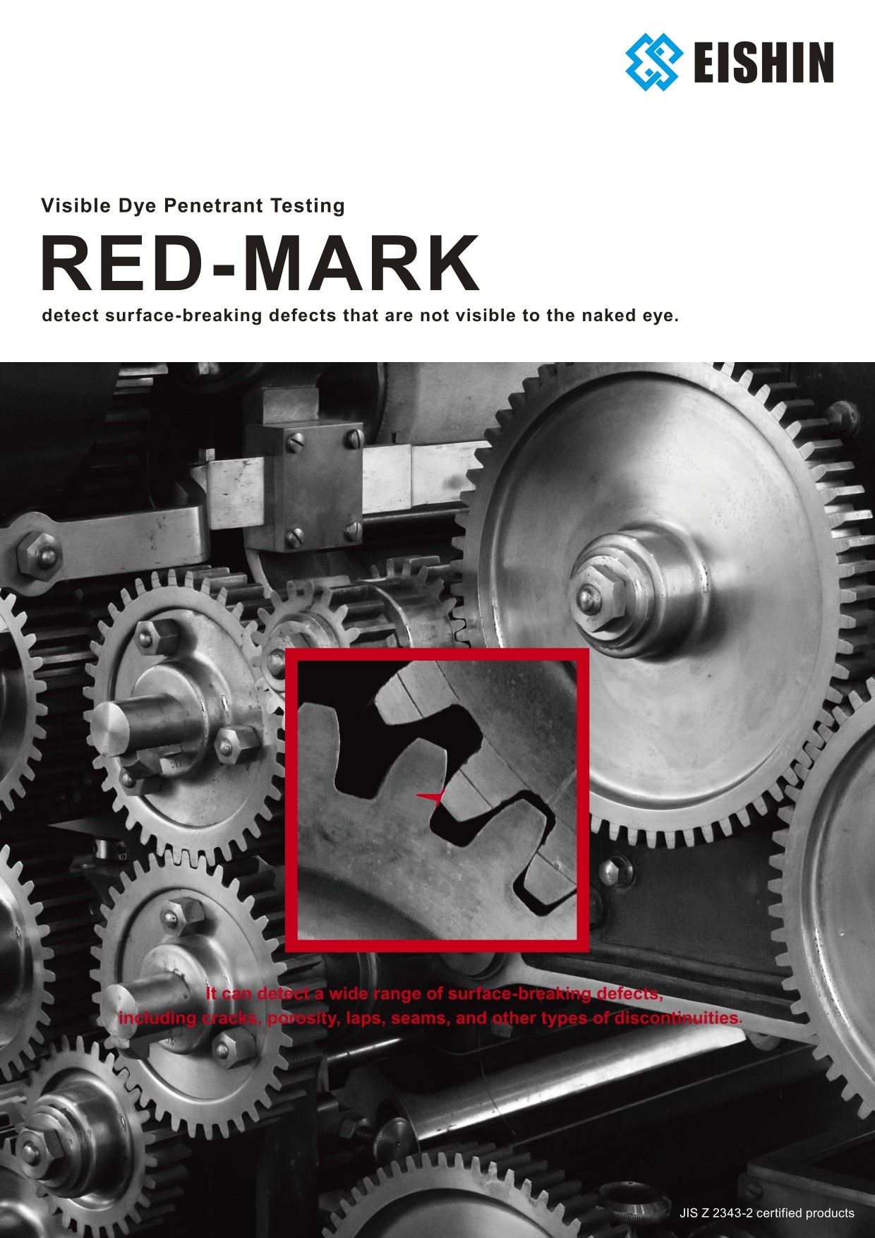 Dye Penetrant Testing"RED MARK"